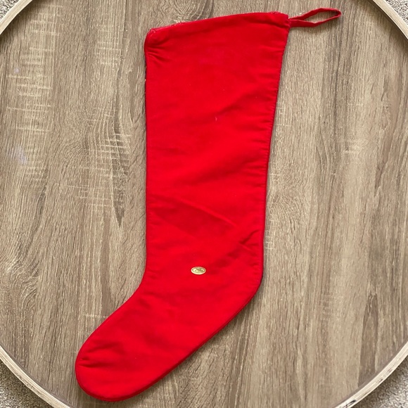 Handmade Wool Needlepoint Nutcracker Christmas Stocking - Picture 3 of 4